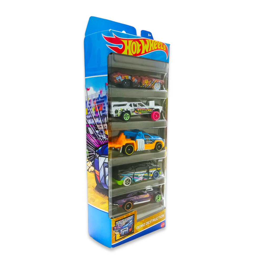 Carrinhos Hot Wheels Com 5 Unidades (Sortido) - Mattel em Promoção