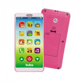 Baby Phone Celular Infantil Rosa - BUBA