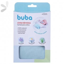 Cinta Térmica Herbal Bebê Para Cólica Azul - BUBA