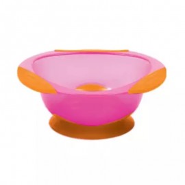 Pratinho Fundo Infantil Bowl Rosa - BUBA